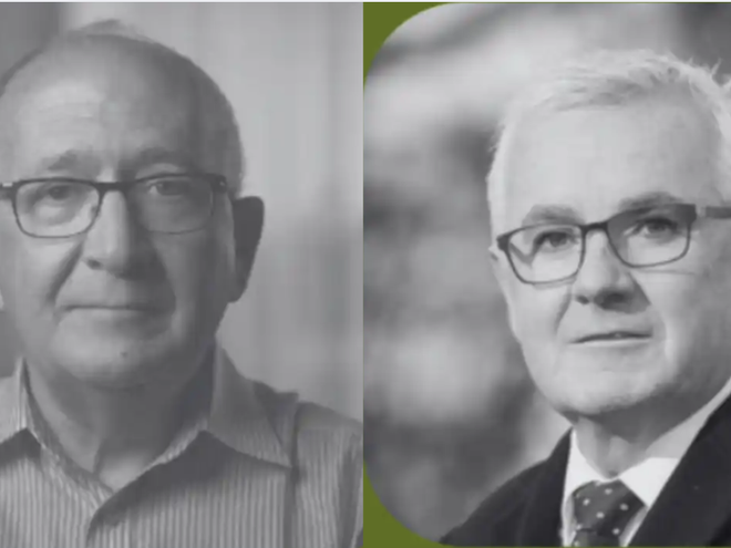 Photos of Chris Sidoti and Andrew Wilkie