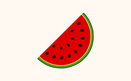 illustration of a watermelon